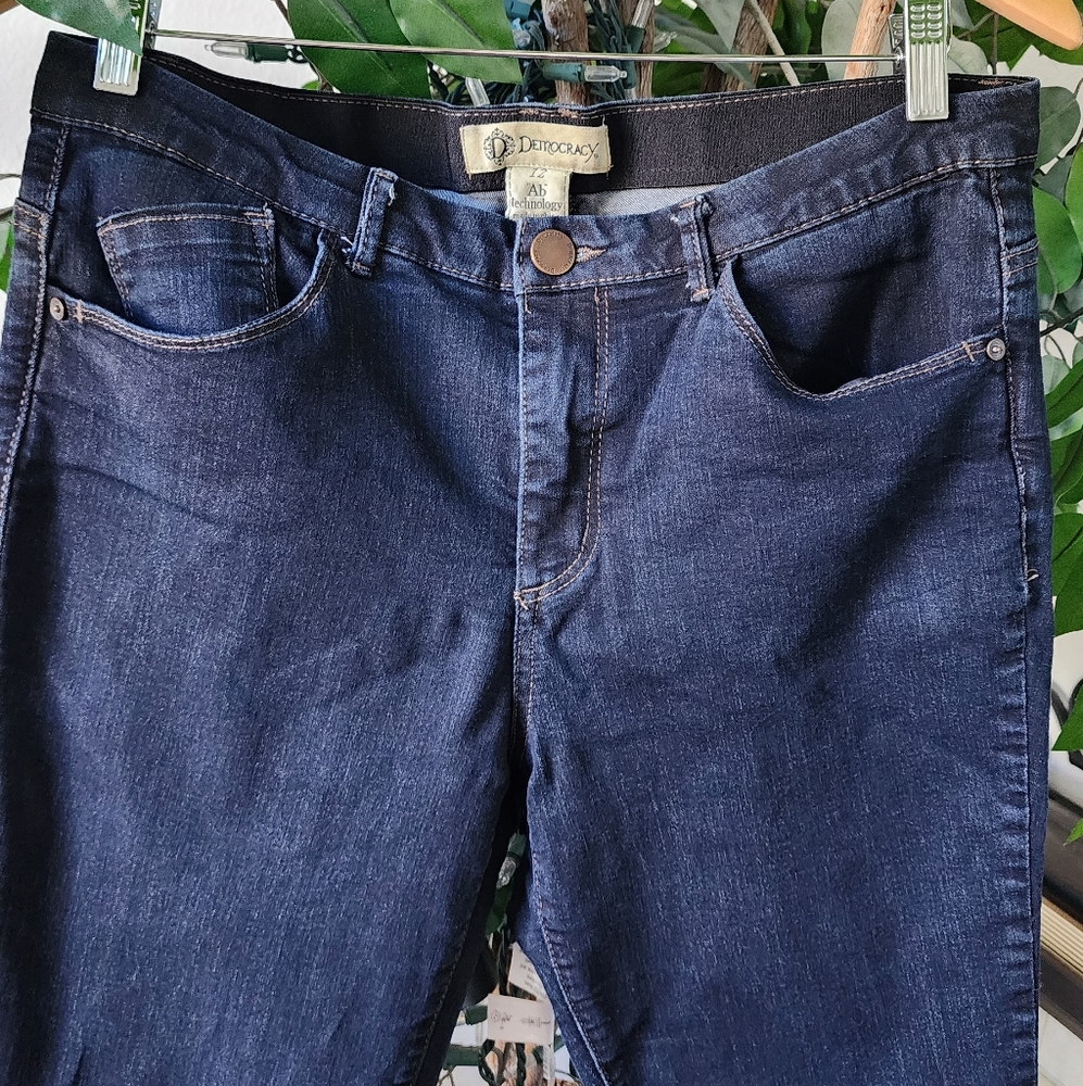 Democracy AB Technology Ankle Skinny Jeans- Indigo (12)